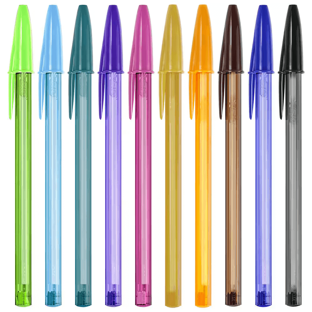 Caneta Esferográfica Bic Fashion 1.2mm 10 cores 9308586 - BIC