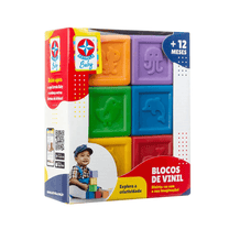 Blocos De Vinil Baby Com 6 Bloquinhos 0027 - Estrela