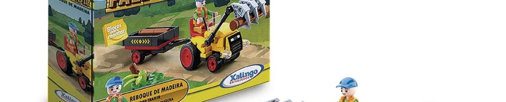 Bloco de Montar Fazenda Reboque de Madeira 2748.7 Xalingo
