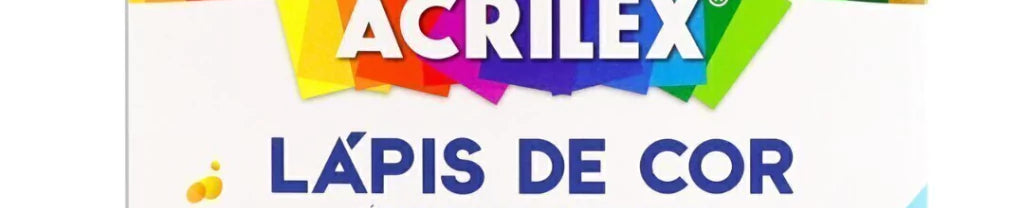 Lápis de Cor Sextavado 24 Cores 09694 - Acrilex