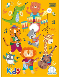 Caderno Brochura Quadriculado 1x1 cm 40 Folhas 187mm X 245mm - Tilibra
