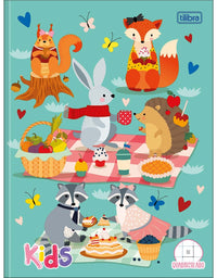 Caderno Brochura Quadriculado 1x1 cm 40 Folhas 187mm X 245mm - Tilibra
