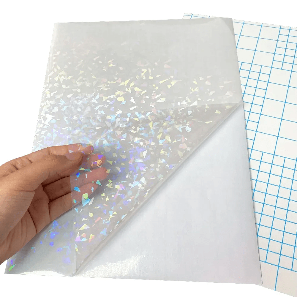 Filme de Laminação Holográfico Caquinho A Frio A4 20 Folhas 100085 - Off Paper