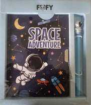 Kit Diário de Anotações 50Fls. Pequeno Astronauta FF6060 - Fofy