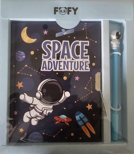 Kit Diário de Anotações 50Fls. Pequeno Astronauta FF6060 - Fofy