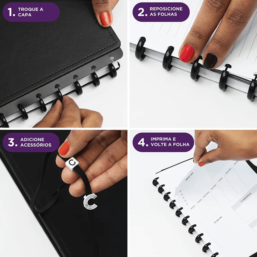 Caderno Inteligine 50 folhas Lisa CHIC NUDE CIIN1084 - Novitate