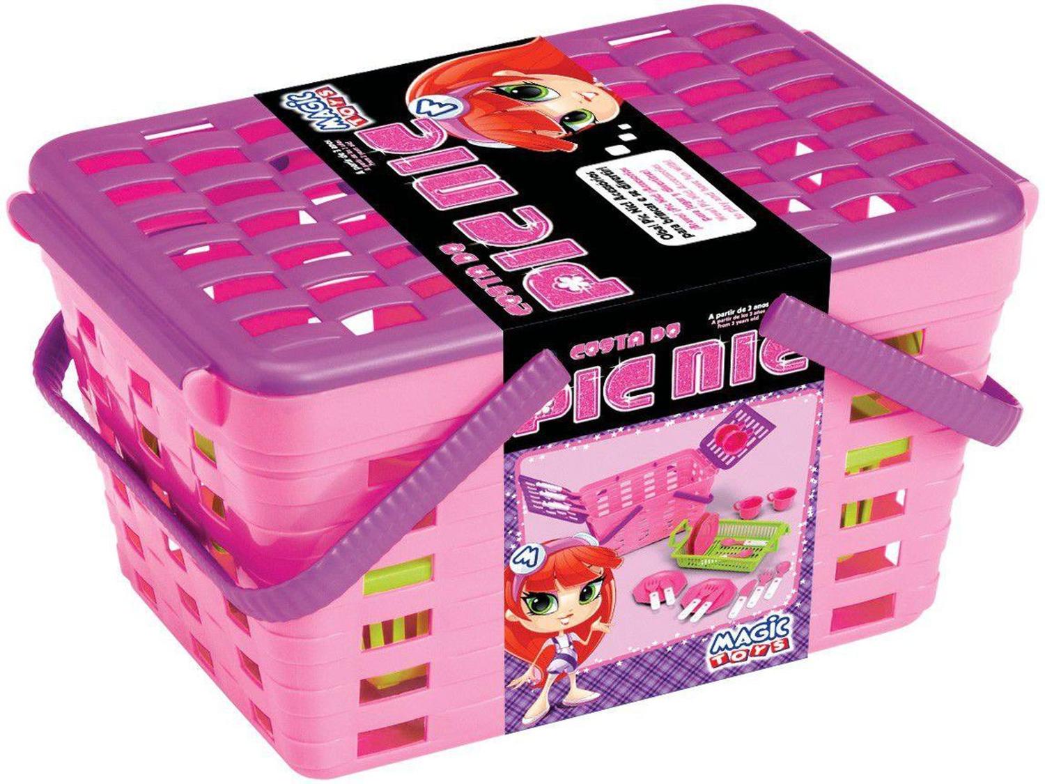 Brinquedo Cesta de Pic Nic Infantil 630 - Magic Toys