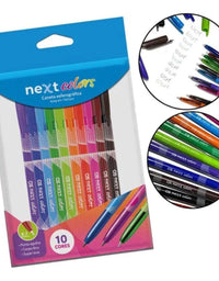 Caneta Esferográfica Next Colors 10 Cores 5.7694 - CIS
