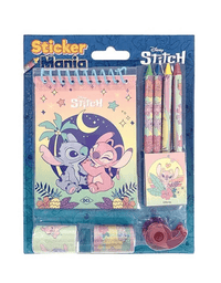 Livro Infantil Colorir Sticker Mania Stitch D8289 - DCL
