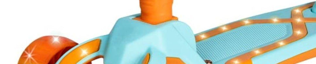 Patinete Radical Luzes e Som Azul DMR6809AZ - DM Toys