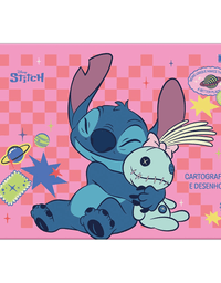 Caderno Cartografia Capa Dura Stitch 80 Fls. 336527 - Foroni
