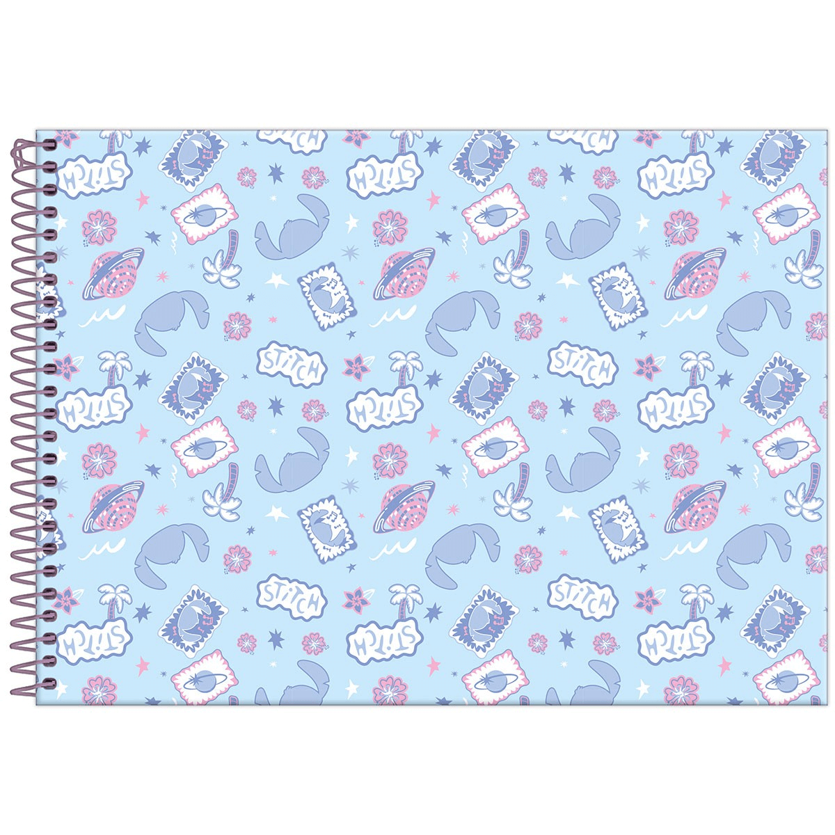 Caderno Cartografia Capa Dura Stitch 80 Fls. 336527 - Foroni