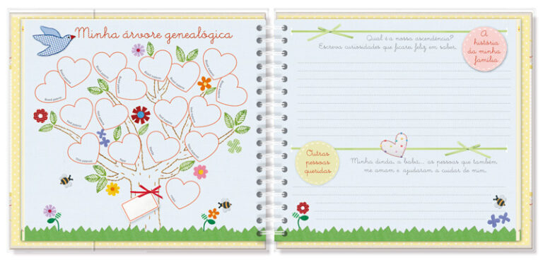 Álbum do Bebê Meu Primeiro Ano 21x23cm 0073 - Fina Ideia