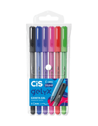 Caneta Gel Gelyx Fashion 6 Cores Ponta 1.0mm 57115- Cis

