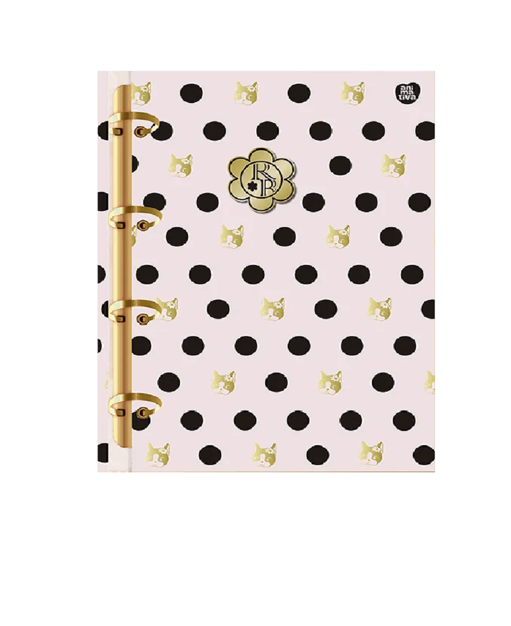 Caderno Argolado Colegial 179x241mm Rebecca BonBon 11001 - Animativa