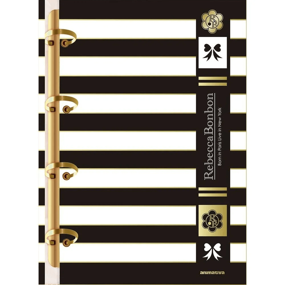 Caderno Argolado Colegial 179x241mm Rebecca BonBon 11001 - Animativa