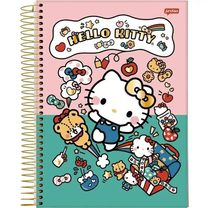 Caderno Universitário 10 Matérias 160 Fls Hello Kitty 72986 - Jandaia