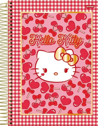 Caderno Universitário 10 Matérias 160 Fls Hello Kitty 72986 - Jandaia
