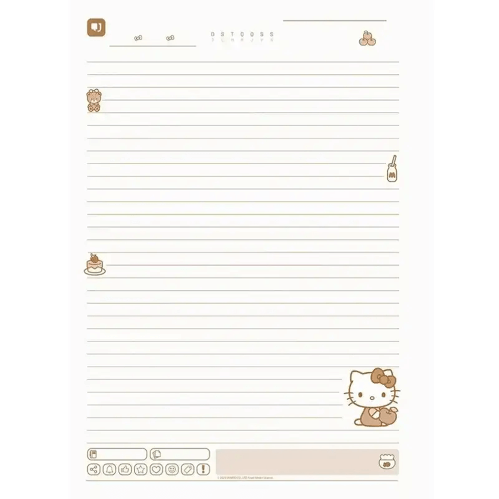 Caderno Universitário 10 Matérias 160 Fls Hello Kitty 72986 - Jandaia