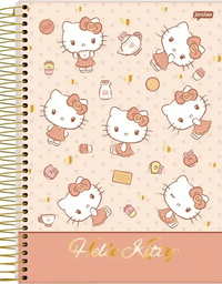 Caderno Universitário 10 Matérias 160 Fls Hello Kitty 72986 - Jandaia
