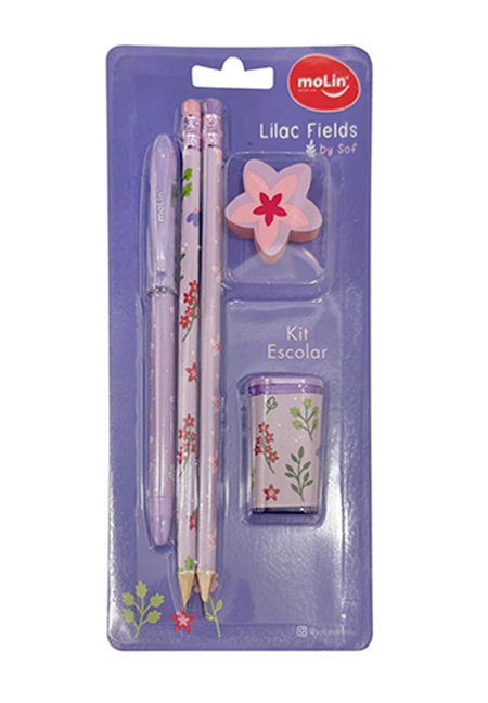 Kir Escolar Lilac Fields By Sof c/ 5 Pçs 31620 - Molin