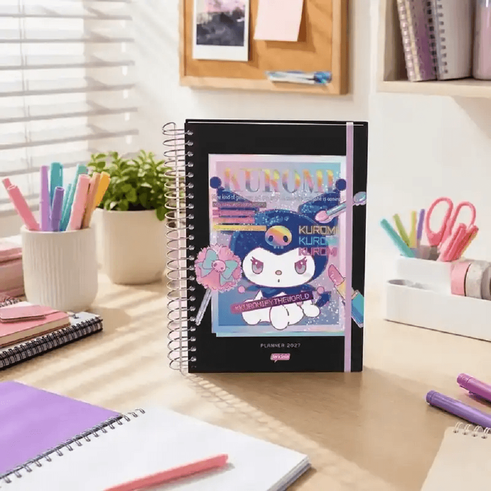 Agenda Planner Kuromi 2027 160 Pág. 75g/m² 78206 - Jandaia