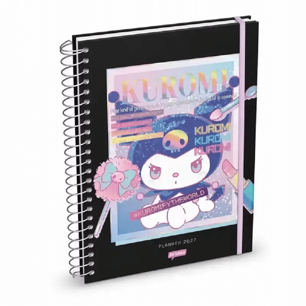 Agenda Planner Kuromi 2027 160 Pág. 75g/m² 78206 - Jandaia