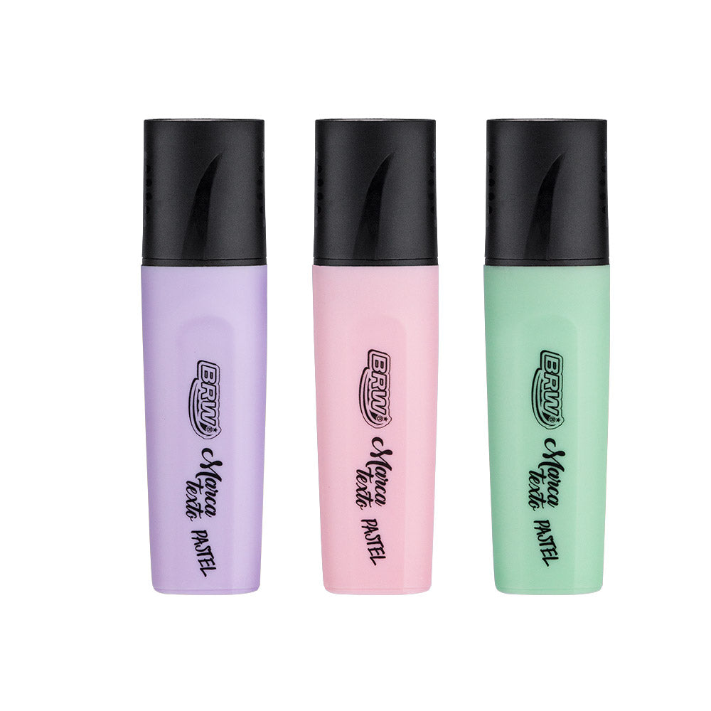 Marca Texto Tom Pastel Blister 6 Cores CA2012 - BRW