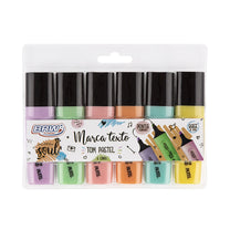 Marca Texto Tom Pastel Blister 6 Cores CA2012 - BRW