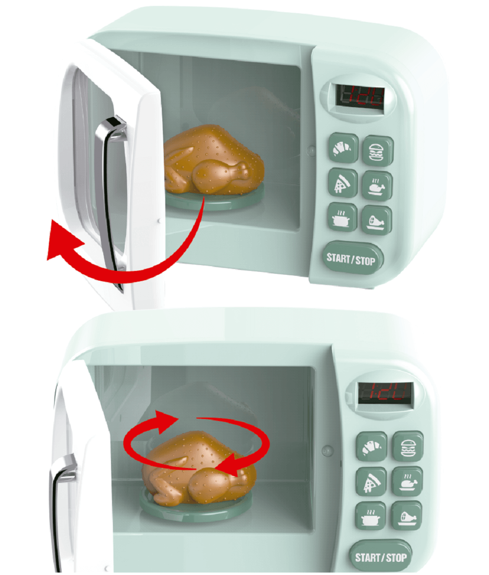 Microondas Infantil com Som e Luzes Mini cozinha LKC-991 - Fenix