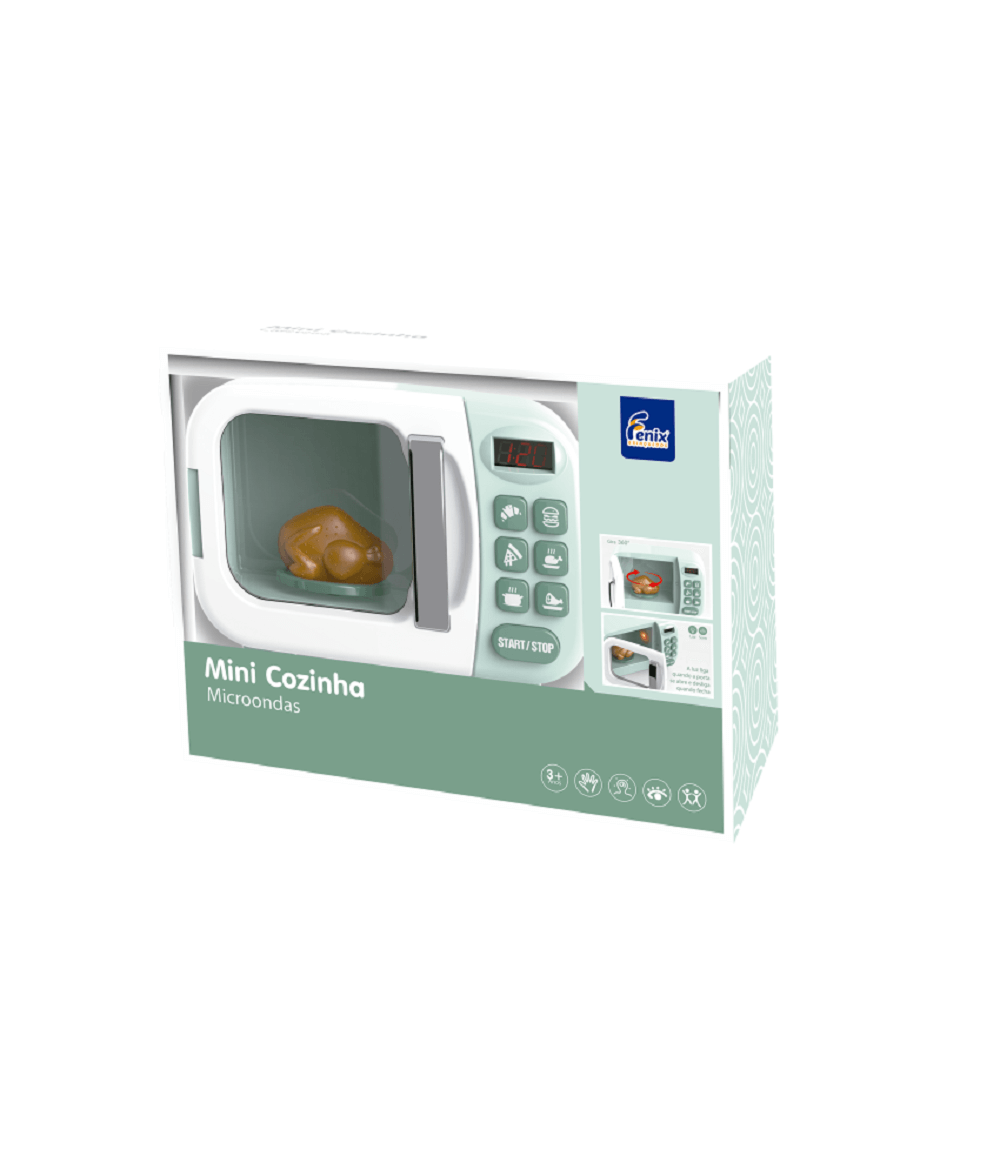 Microondas Infantil com Som e Luzes Mini cozinha LKC-991 - Fenix