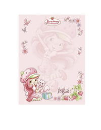 Bloco de Papel de Carta 48 Folhas 70g/m² Moranguinho - Animativa
