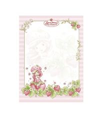 Bloco de Papel de Carta 48 Folhas 70g/m² Moranguinho - Animativa
