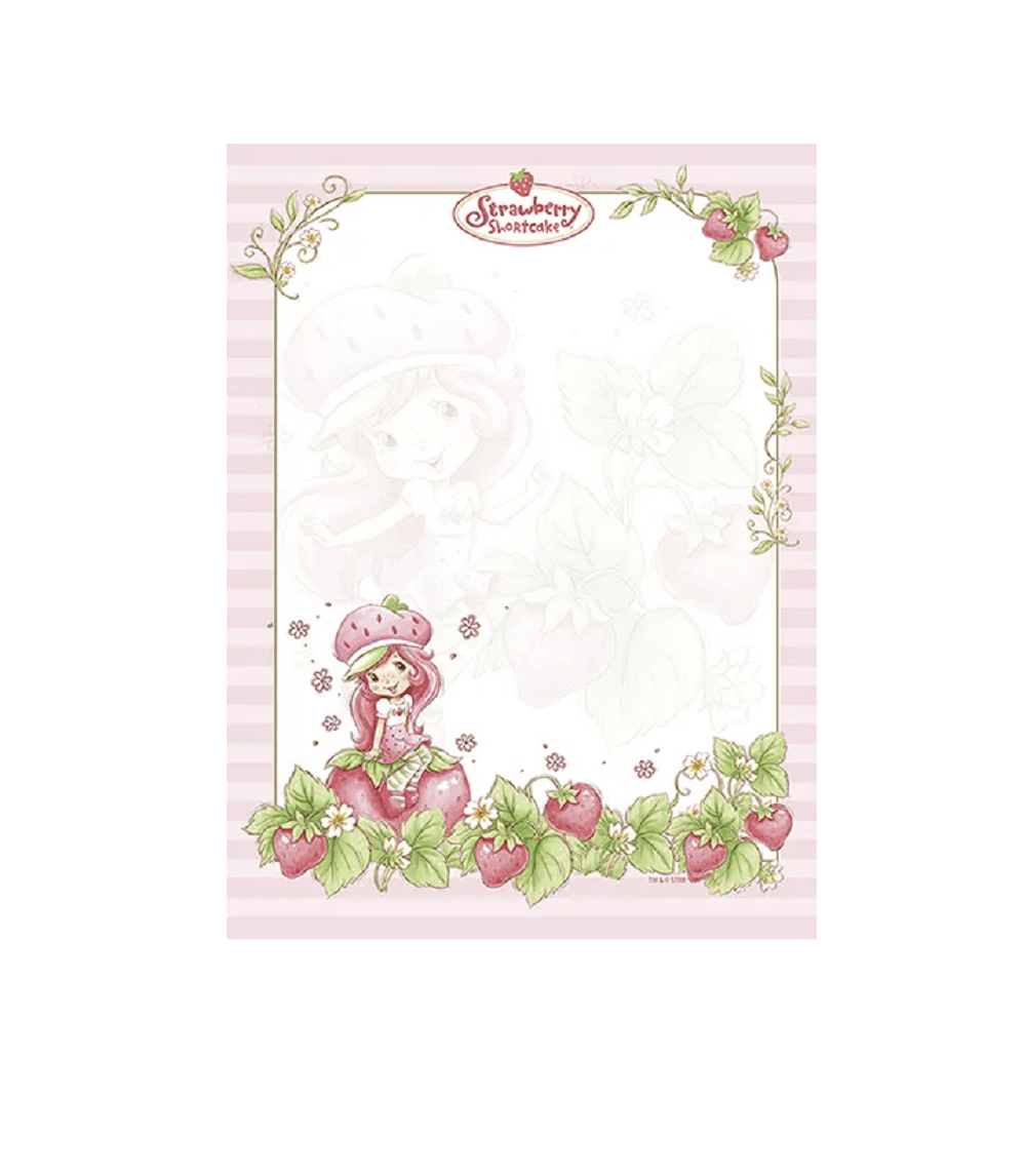 Bloco de Papel de Carta 48 Folhas 70g/m² Moranguinho - Animativa