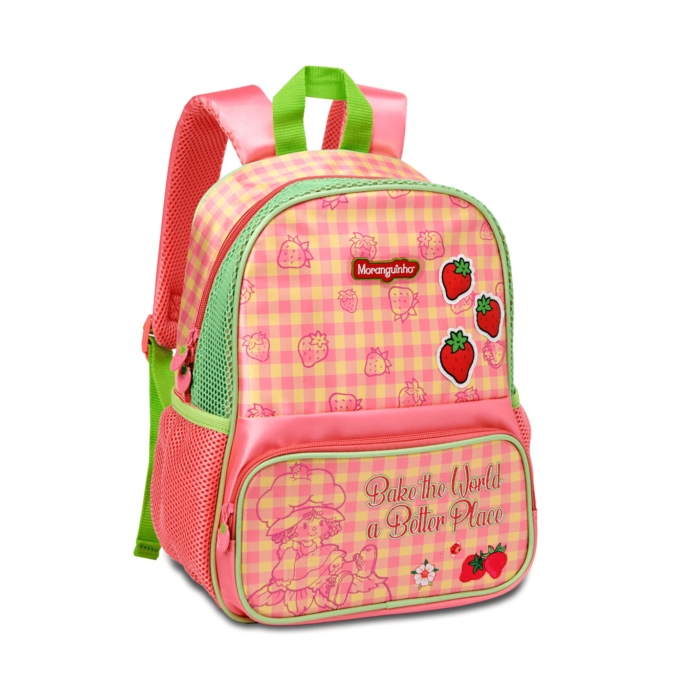 Mochila Costa Pequena Infantil 13" Moranguinho MO26292D - Clio