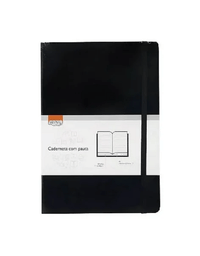 Caderneta Brochura A5 Com Pauta Preto 80 Folhas 80g/m² NB0000 - BRW
