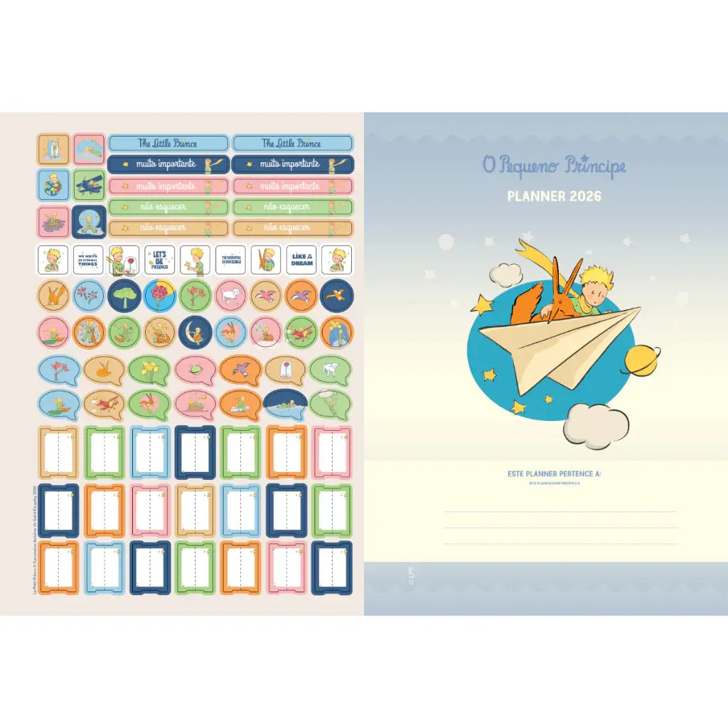 Agenda Planner Pequeno Princípe 2026 69388 - Jandaia