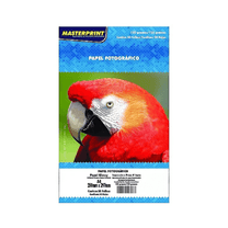 Papel Fotográfico Glossy Comum 50 Folhas 135 gramas Brilhoso - Masterprint