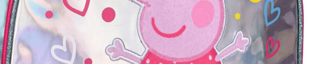 Mochila Costa Infantil Grande Peppa Pig Holográfico PP26314J - Clio Style