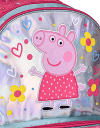 Mochila Costa Infantil Grande Peppa Pig Holográfico PP26314J - Clio Style
