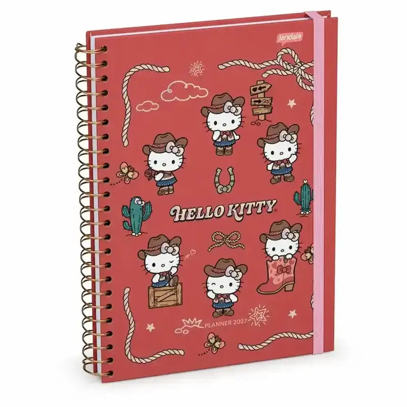 Agenda Planner Hello Kitty 2027 160 Pág. 75g/m² 74728 - Jandaia
