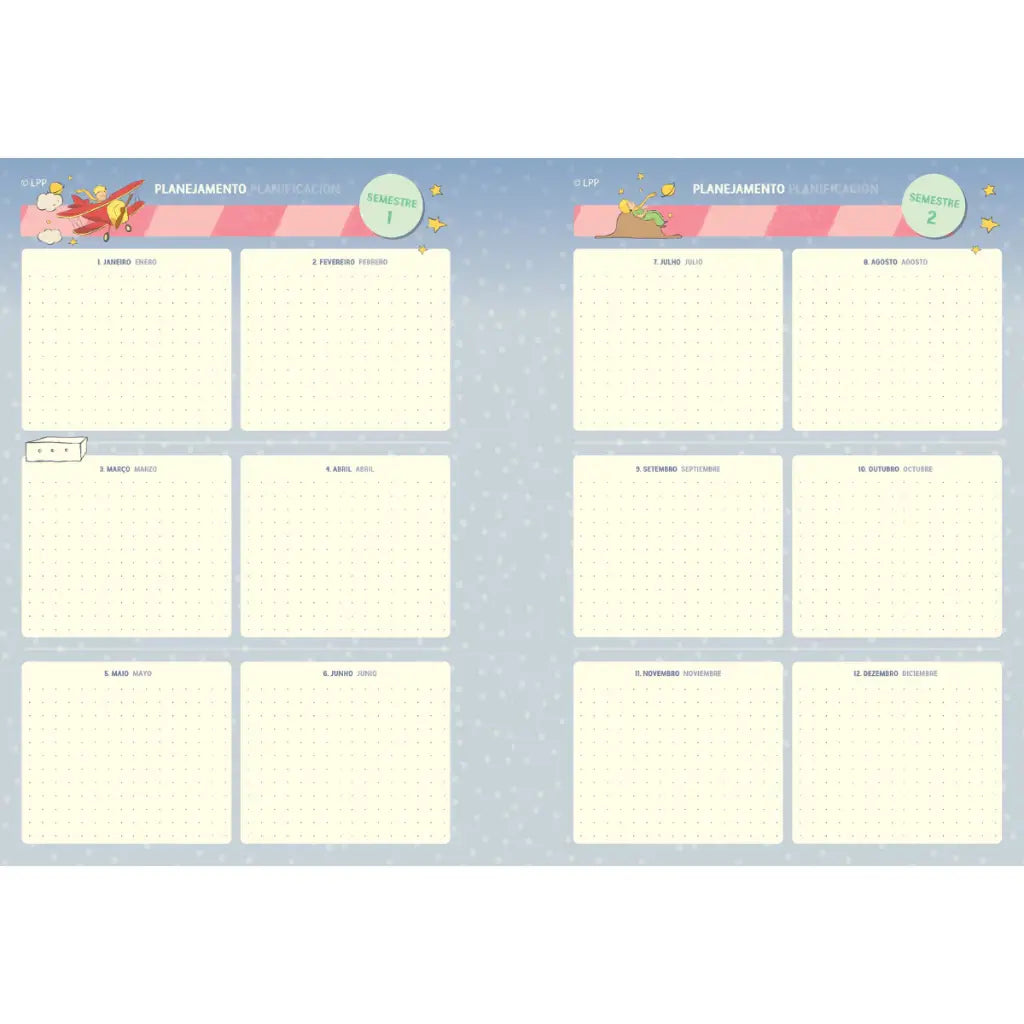 Agenda Planner Pequeno Princípe 2026 69388 - Jandaia