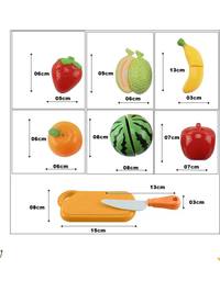 Kit Fruta E Legumes Quitandinha Com 8 Itens 900-5 - Braskit
