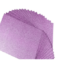Papel Glitter Metalico Rosê Gold 250g/m² com 10 Folhas - Off Paper
