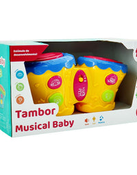 Tambor Musical Baby DMB5799 Guta Guti - Dm Toys
