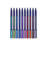 Caneta Esferográfica CIS Yolo 0,7mm c/ 10 Cores 528221 - Cis