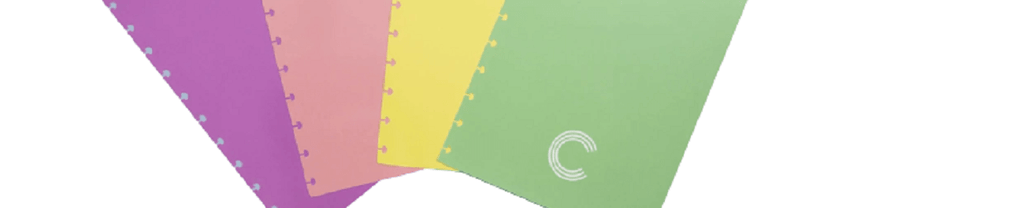 Divisória Para Caderno Inteligente Grande Tom Pastel C/ 4 CIDG4003 - Novitate