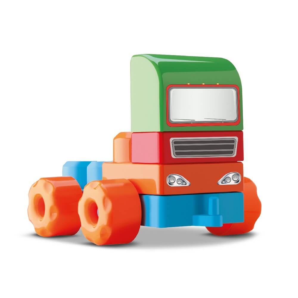 Blocos de Montar Blocks Tchuco Truck 56 Peças 0243 - Samba Toys