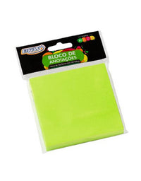Bloco Smart Notes 76X76MM Verde Neon 100fl BA7674 - BRW
