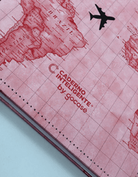 Caderno Inteligente Médio By Gocase Mapa 80 Fls. CIMD3103 - Novitate
